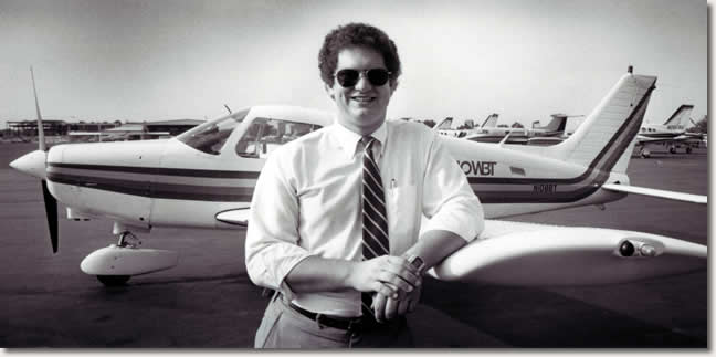 Marty with plane