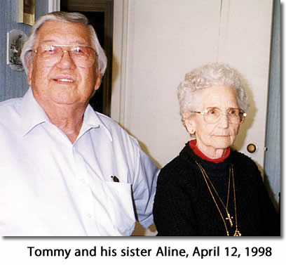 Tommy and his sister Aline, April 12, 1998